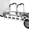Portabicicletas de una rueda con bola de remolque Mottez para 5 bicicletas