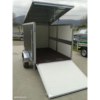 Remolque furgoneta 207 X 132X 143cm ptac 500/750 kg con plataforma de carga y techo elevable